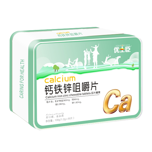 優(yōu)士臣鈣鐵鋅咀嚼片108g