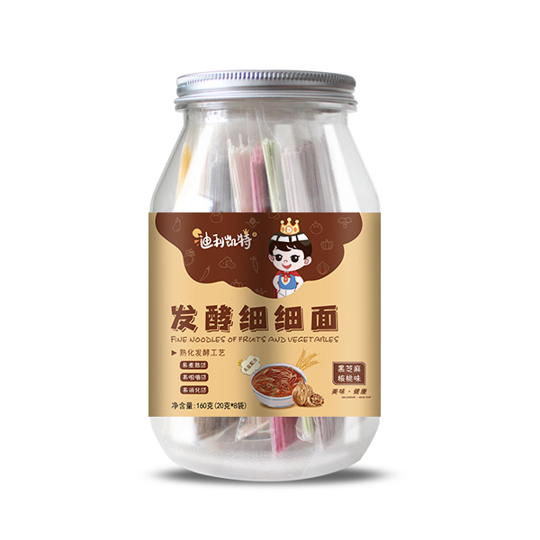 迪利凱特發(fā)酵細(xì)細(xì)面-黑芝麻核桃味