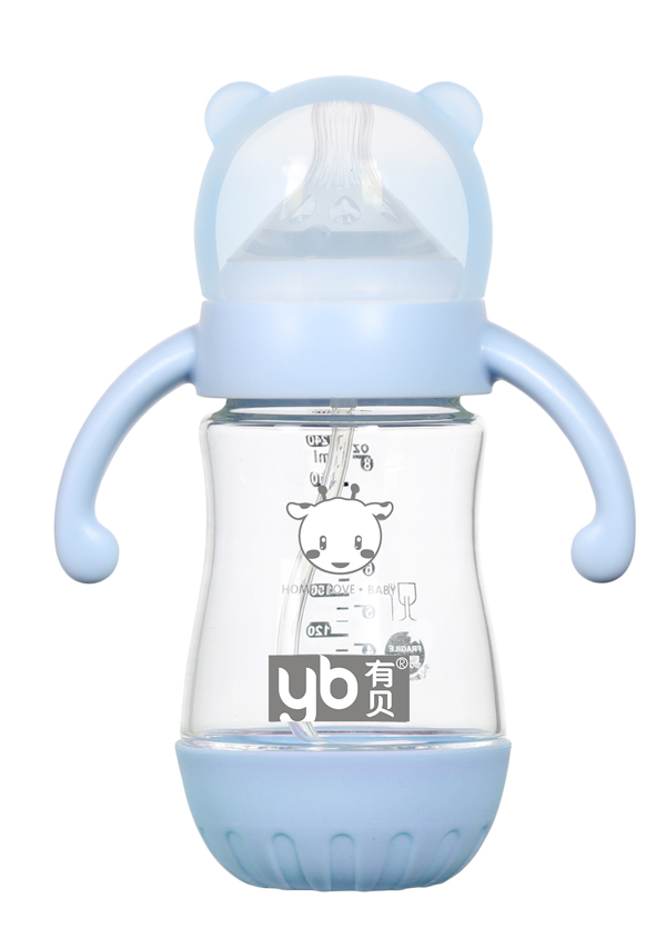 有貝玻璃奶瓶4060 藍(lán)色