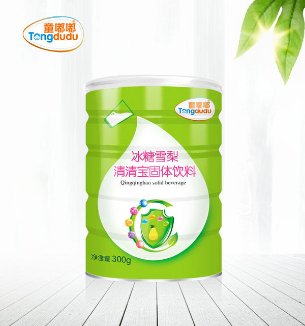 童嘟嘟冰糖雪梨清清寶固體飲料 聽裝