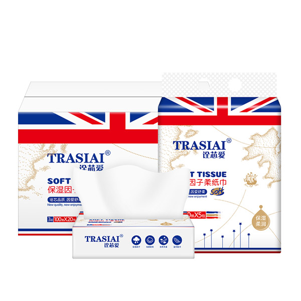 詮芯愛柔紙巾-100抽組合圖