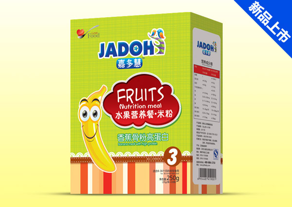 嘉多慧香蕉骨粉高蛋白-水果營(yíng)養(yǎng)餐米粉(盒)