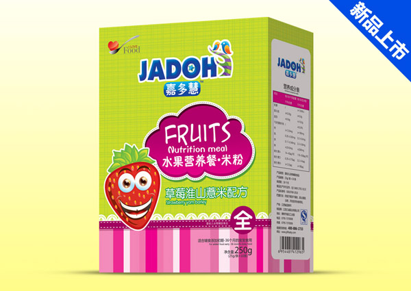 嘉多慧草莓淮山薏米-水果營(yíng)養(yǎng)餐米粉(盒)