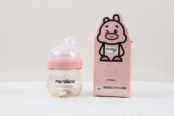 盟寶新生兒PPSU奶瓶 粉色2