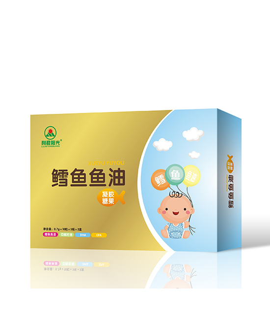 利君陽(yáng)光鱈魚魚油凝膠糖果