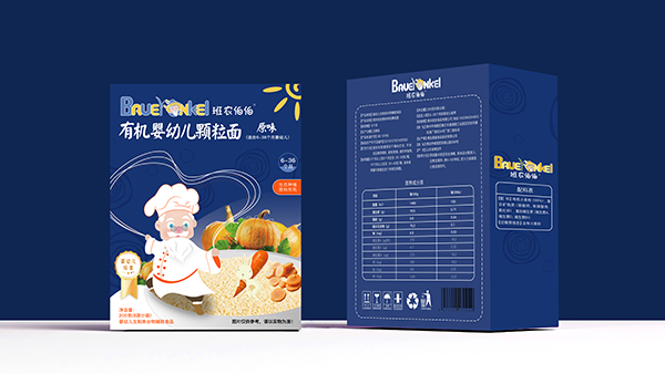 班農(nóng)伯伯有機(jī)嬰幼兒顆粒面 原味