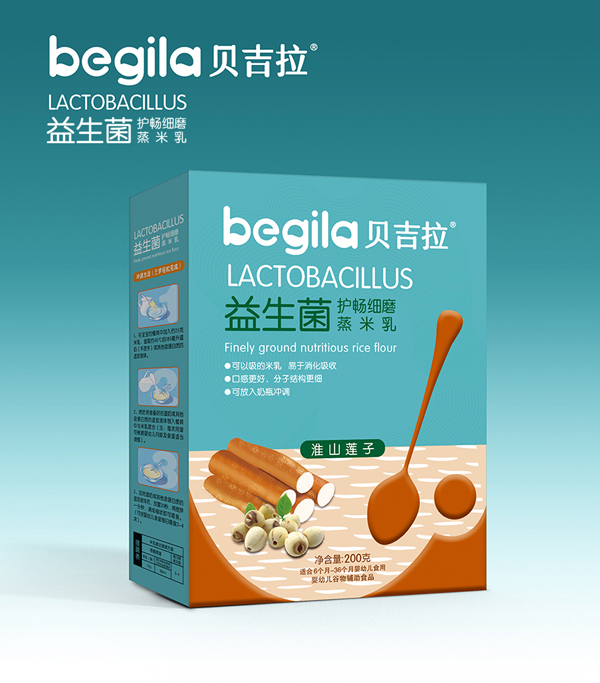 貝吉拉益生菌護暢細磨蒸米乳 淮山蓮子 盒裝