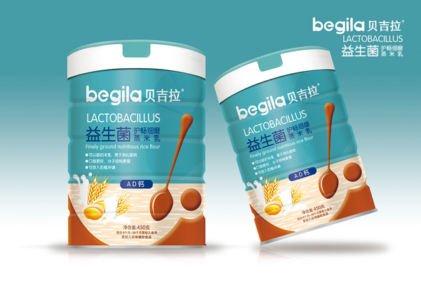 貝吉拉益生菌護暢細磨蒸米乳 AD鈣 聽裝