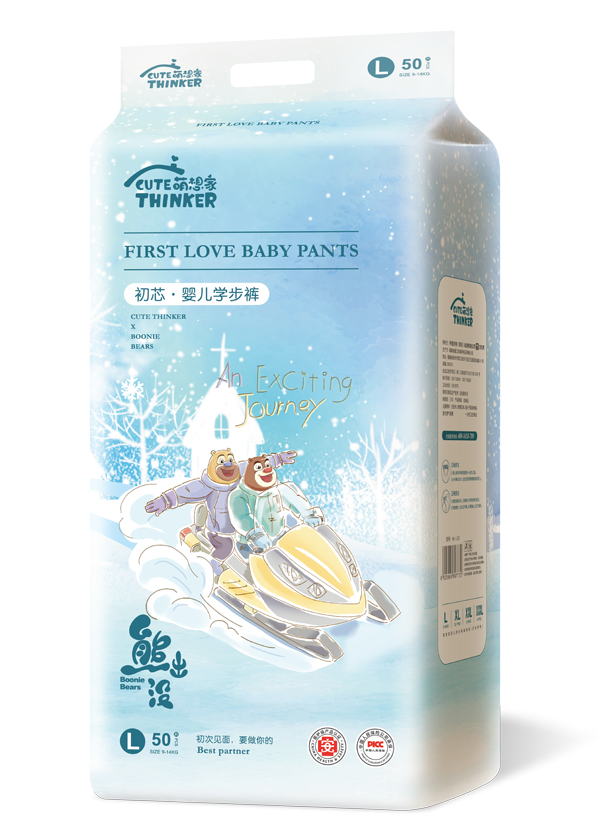 熊出沒初芯嬰兒學(xué)步褲L