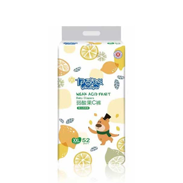 伊酷熊弱酸果C褲-嬰兒紙尿褲XXL52