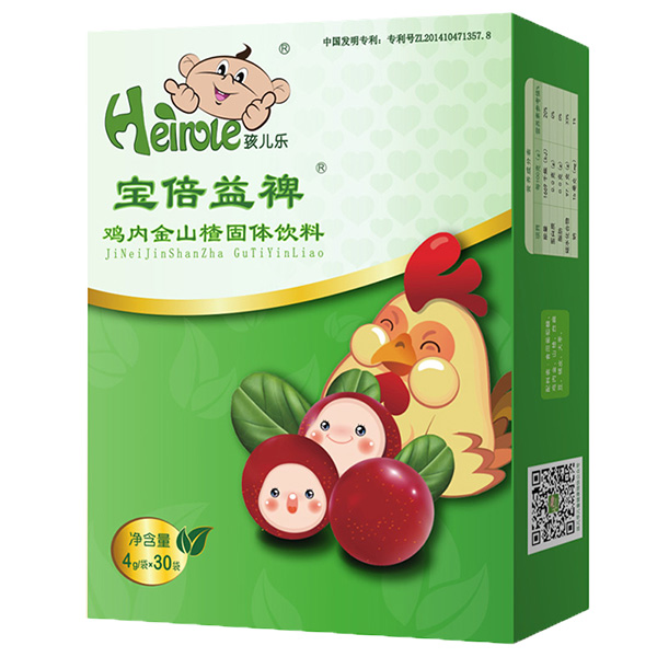 孩兒樂(lè)寶倍益裨雞內(nèi)金山楂固體飲料