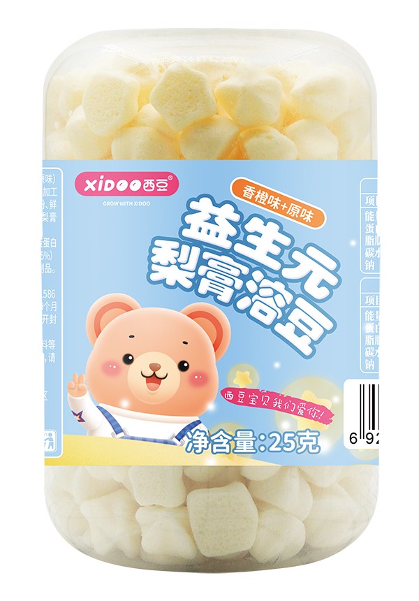 西豆 梨膏溶豆 原味+香橙