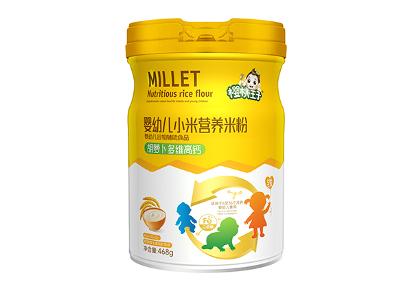 櫻桃王子嬰幼兒小米營養(yǎng)米粉 胡蘿卜多維高鈣 聽裝