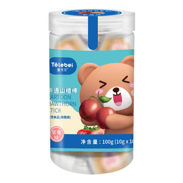 童樂(lè)貝卡通山楂棒 草莓味
