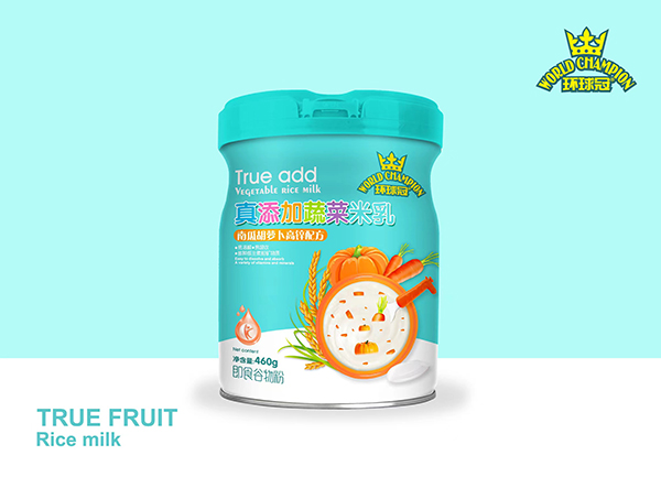 環(huán)球冠真添加蔬菜米乳-南瓜胡蘿卜高鋅配方