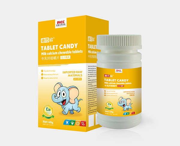 迪巧欣牛乳鈣咀嚼片