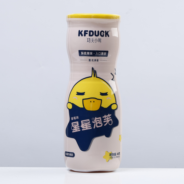 功夫小鴨星星泡芙 草莓味.jpg