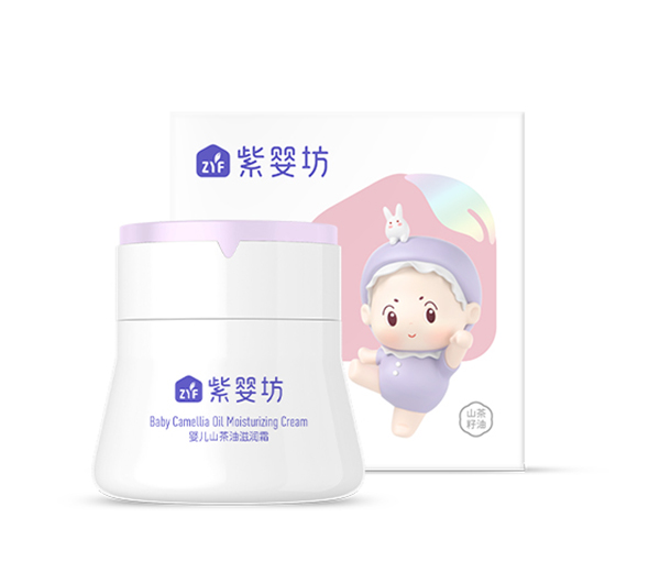 紫嬰坊抑菌膏嬰兒山茶滋潤(rùn)霜