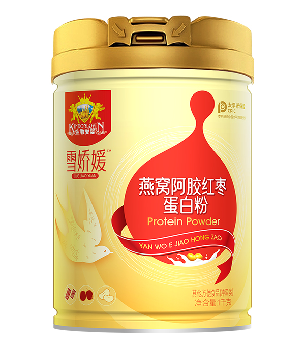 金盾愛嬰雪嬌媛燕窩阿膠紅棗蛋白粉