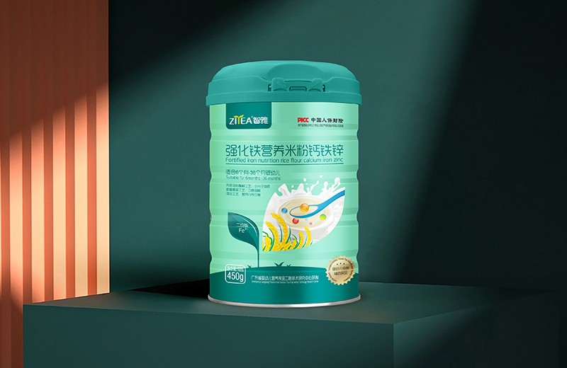 智雅強(qiáng)化鐵營(yíng)養(yǎng)米粉鈣鐵鋅 罐裝