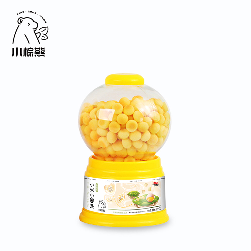 小棕熊小米小饅頭 蛋黃味