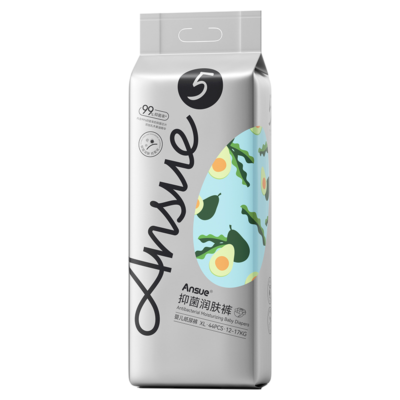 Ansue安秀抑菌潤膚嬰兒紙尿褲XL