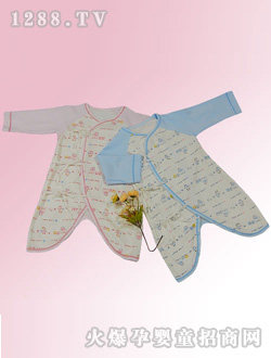 安嬰寶開檔式嬰兒連體衣