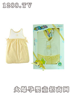 咿咿呀呀安睡背心防踢被