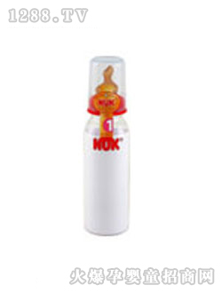 NUK高強(qiáng)度PC清色奶瓶250（帶1號(hào)乳膠仿真通氣奶嘴）