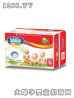 適樂(lè)寶紅色裝紙尿褲中碼