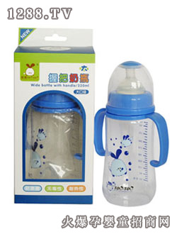 哈奇新款握把320ml奶瓶