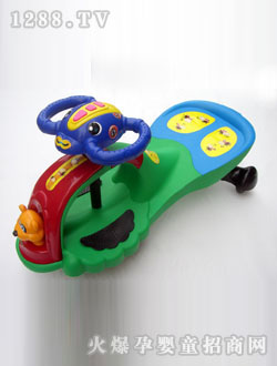 小寶小貝8字動(dòng)物手把扭扭車(chē)