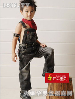 開(kāi)心寶貝時(shí)尚牛仔褲