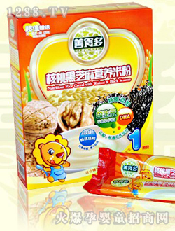 善食多核桃黑芝麻營養(yǎng)米粉