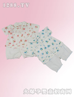 安嬰寶嬰兒短袖套裝