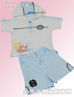 安嬰寶幼兒外出帶帽套裝