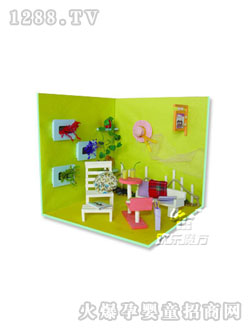 3D美麗后花園玩具