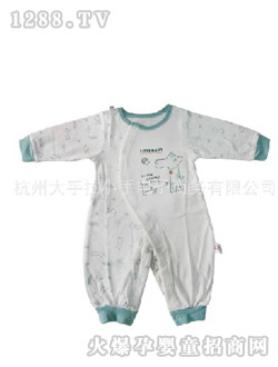 哆啦小貝嬰兒閉襠連體衣