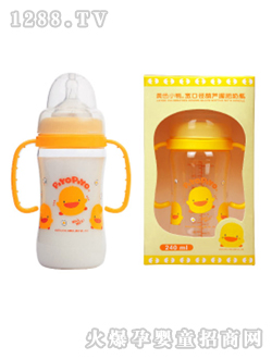 寬口徑握把葫蘆奶瓶240CC