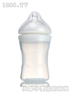 自然母乳硅膠奶瓶300ML