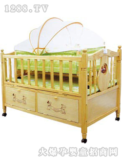愛嬰寶嬰兒木床589