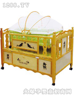 愛嬰寶嬰兒木床591