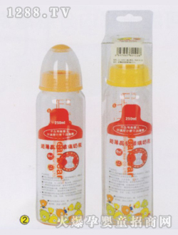 超薄晶鉆玻璃奶瓶250ml