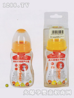 晶鉆玻璃葫蘆奶瓶120ml