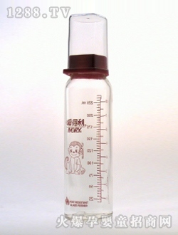 高耐熱玻璃奶瓶240mL猴子