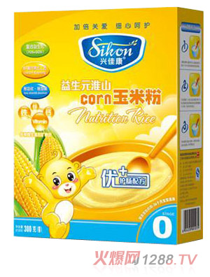 興佳康盒裝益生元淮山玉米粉0段