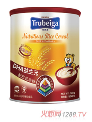 初貝嘉嬰幼兒DHA益生元配方奶米粉罐裝