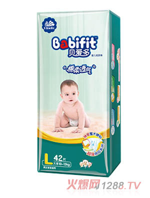 貝愛多超棉柔透氣紙尿褲L碼42片