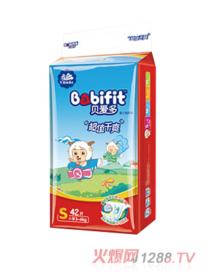 貝愛多超值干爽紙尿褲S碼42片