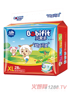 貝愛多超值干爽紙尿褲XL碼28片